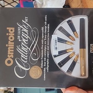 Osmiroid deluxe calligraphy set-left handed